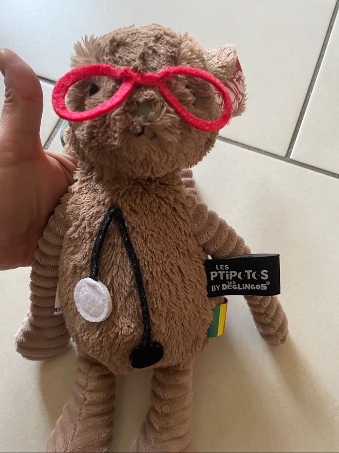 Peluche fennec médecins sans frontières les deglingos - photo numéro 2
