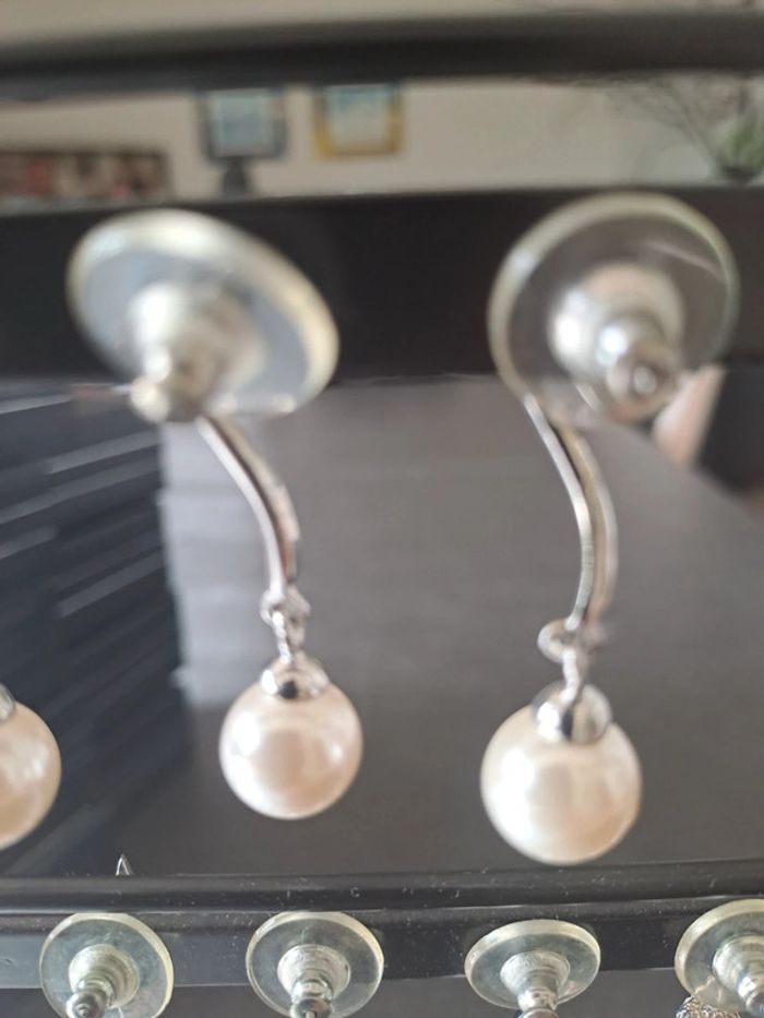 Boucles d'oreilles perles - photo numéro 2