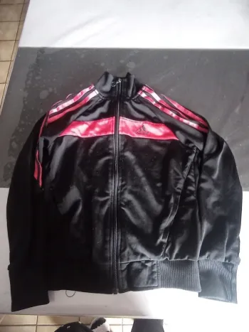 Veste adidas noir et rose