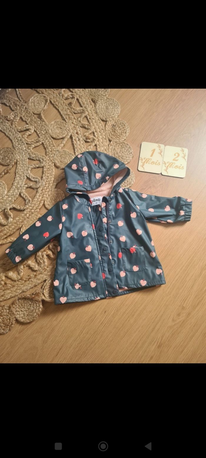 Veste ciret bébé fille