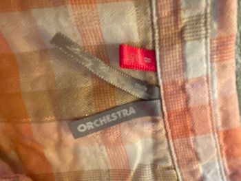 Chemisier à carreaux rose