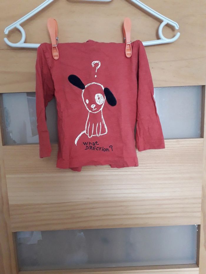 Tee-shirt manches longues 12 mois