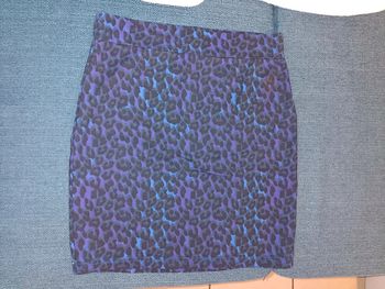 Jupe motif léopard