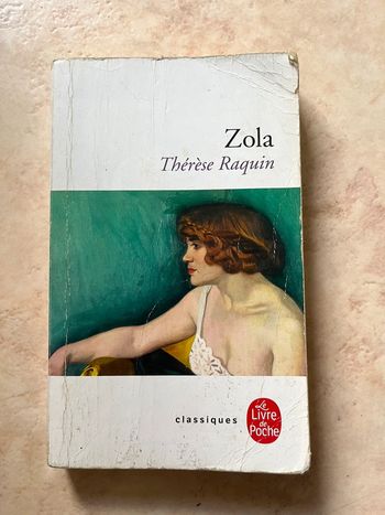 Livre Thérèse Raquin Zola
