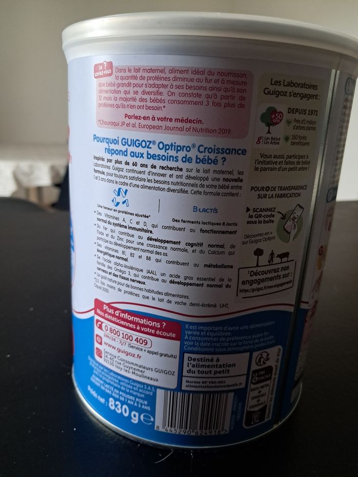 Lait guigoz 3ème âge neuf - photo numéro 2