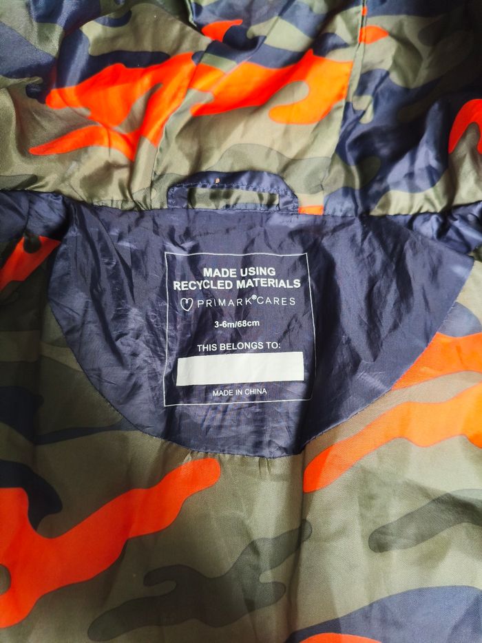 Doudoune garçon bleu marine avec capuche 3-6 mois  Primark - photo numéro 5