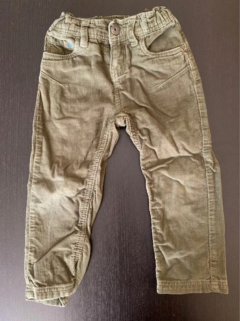 Pantalon velours kaki 2A