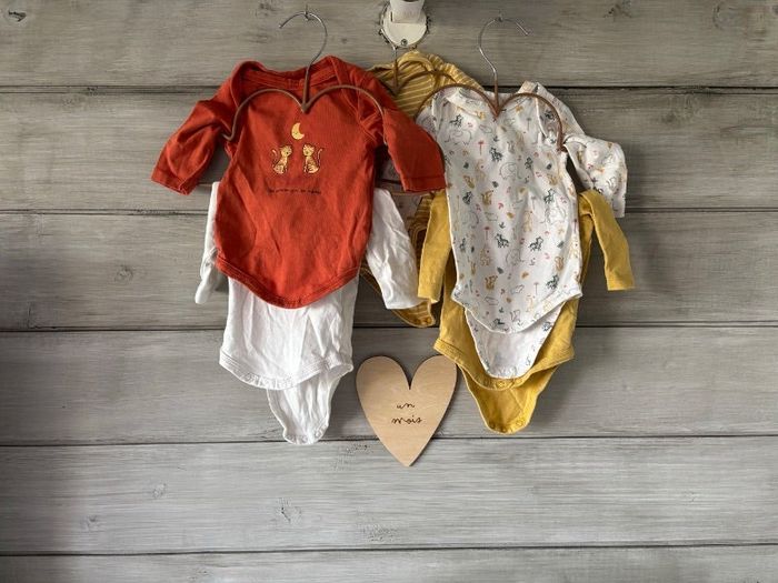 Lot de 5 bodys manches longues