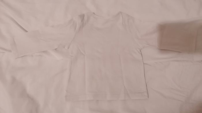 T-shirt ML blanc 3 mois - photo numéro 2