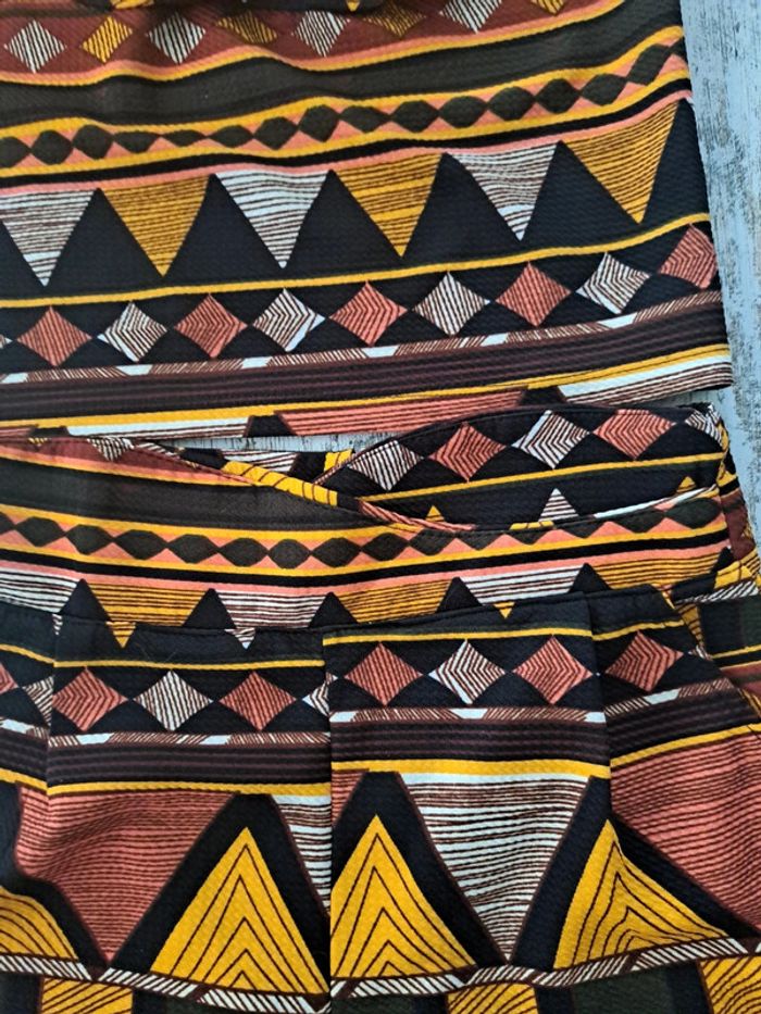 Ensemble short et haut imprimé africain de - photo numéro 2
