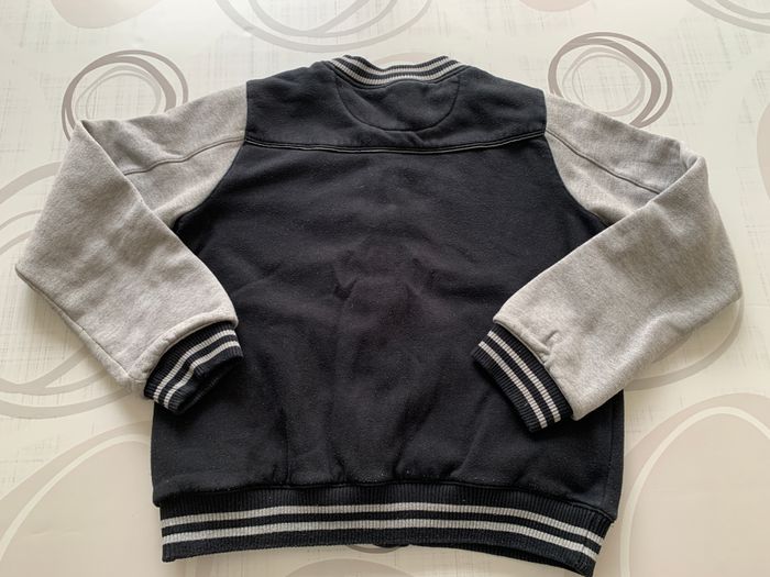 Blouson Teddy noir et gris - 42/44 - K woman - photo numéro 5
