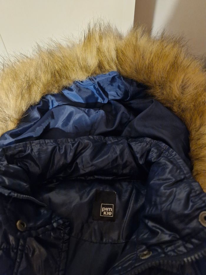 Doudoune bleue avec capuche - photo numéro 2