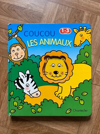 Livre cartonné Coucou les animaux