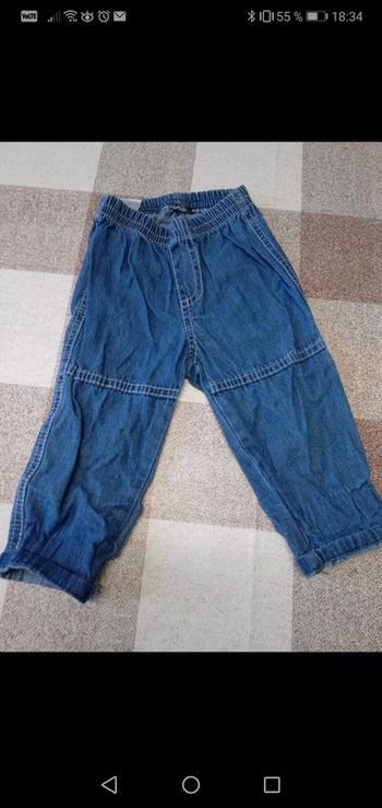 Jean 6 mois léger bleu