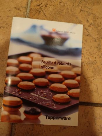Livret tupperware feuille silicone