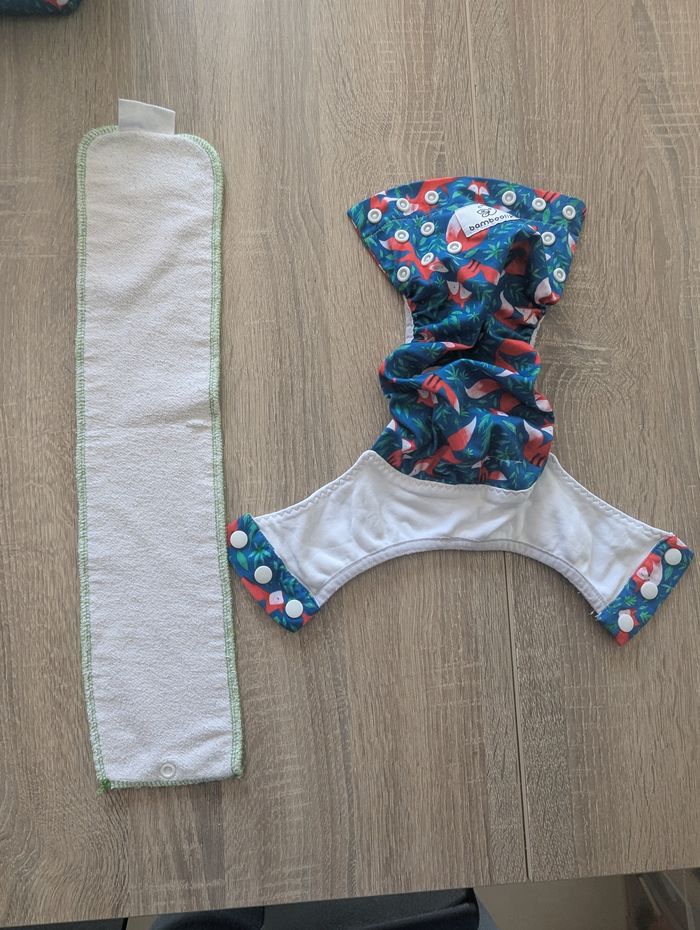 Lot Couche Culotte entrainement lavable Bamboolik + insert en chanvre - photo numéro 2