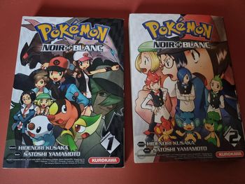 lot manga pokémon tome 1 et 2 Noir et blanc