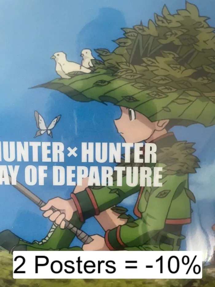 Hunter x Hunter - Poster cartonné A3 Gon Freecs - Ichiban Kuji Day of Departure - photo numéro 2