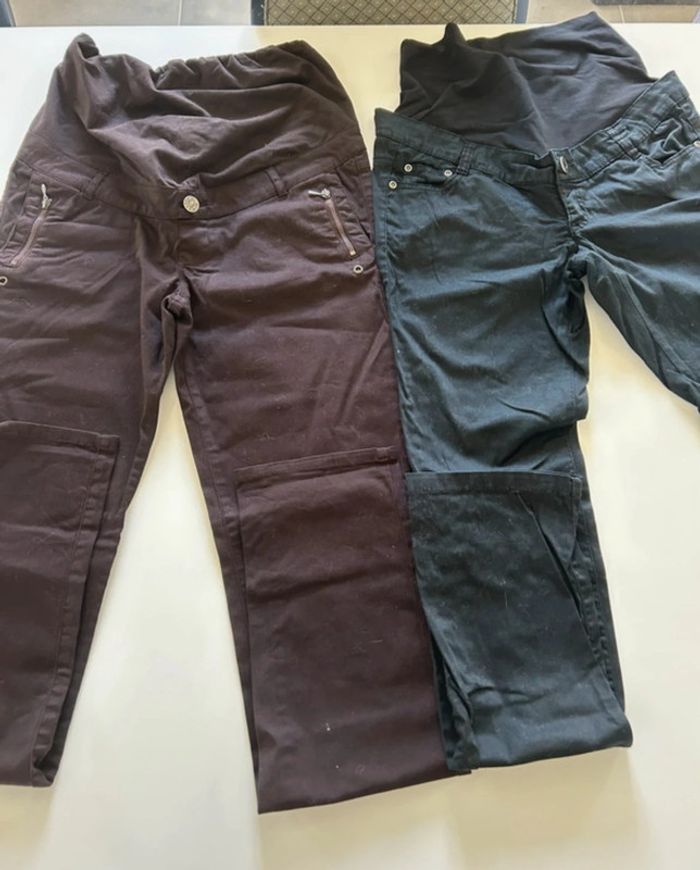 Lot 11 pantalons/jeans de grossesse - photo numéro 11