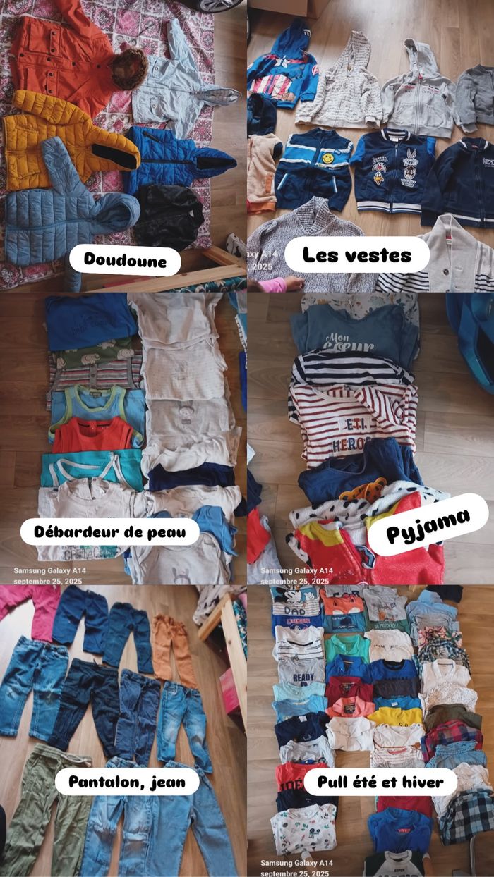 Lot vêtements enfants 3 ans