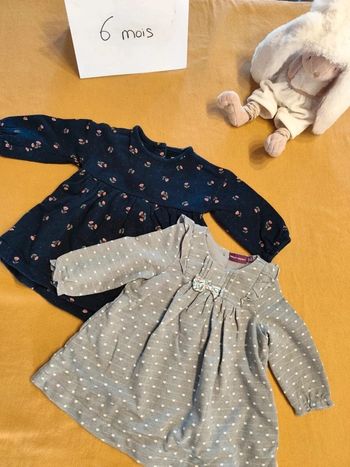 Lot de 2 robes 6 mois