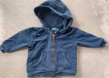 Gilet Ralph Lauren 12 mois bleu marine bon état