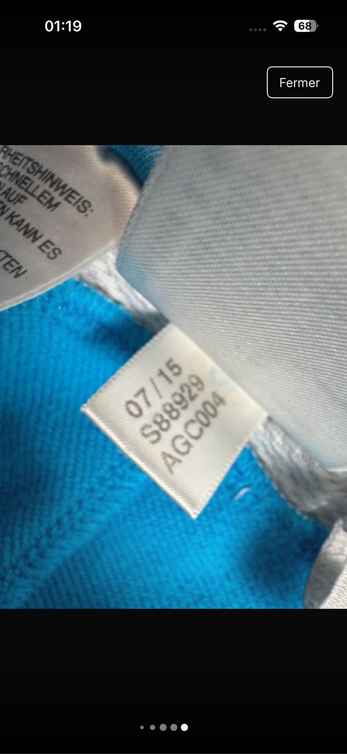 Survêtement de football adidas Marseille taille S - photo numéro 7