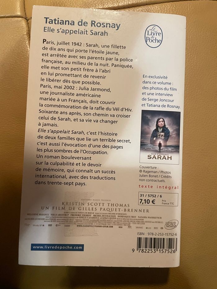 Elle s’appelait Sarah - photo numéro 5