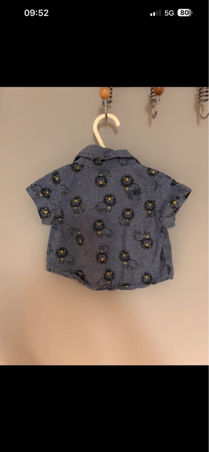 Chemise manche courte 3-6 mois - photo numéro 3