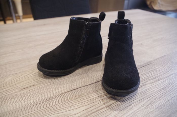 Bottines Noires Pat et Ripaton - Pointure 20 - Très bon état