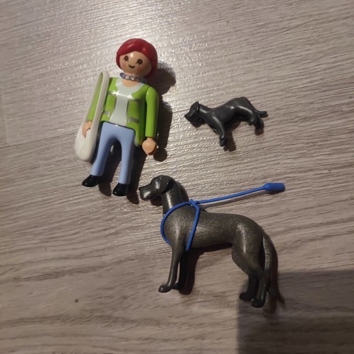 Playmobil 5210 dogue allemand et son petit complet