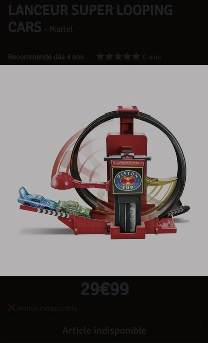 Lanceur super looping Cars - photo numéro 8