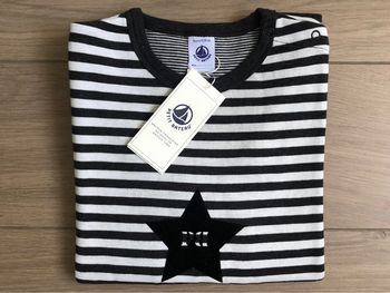 T-shirt chaud en tubique épais Petit bateau T-8 ans