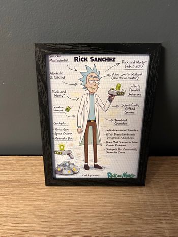 Cadre Rick Sanchez – Rick & Morty