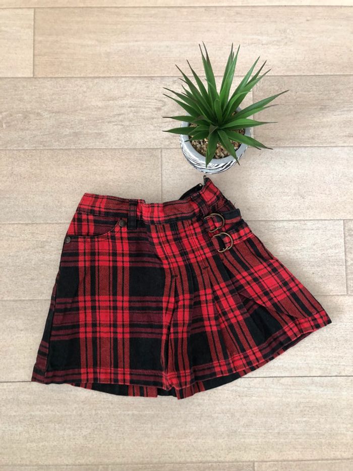 Jupe noire et rouge Okaïdi - photo numéro 3