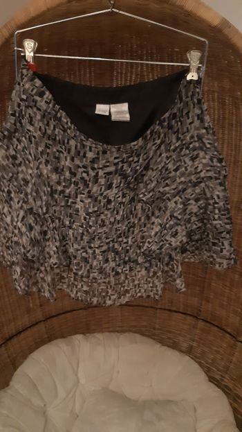 Jupe à volants camaïeu t38