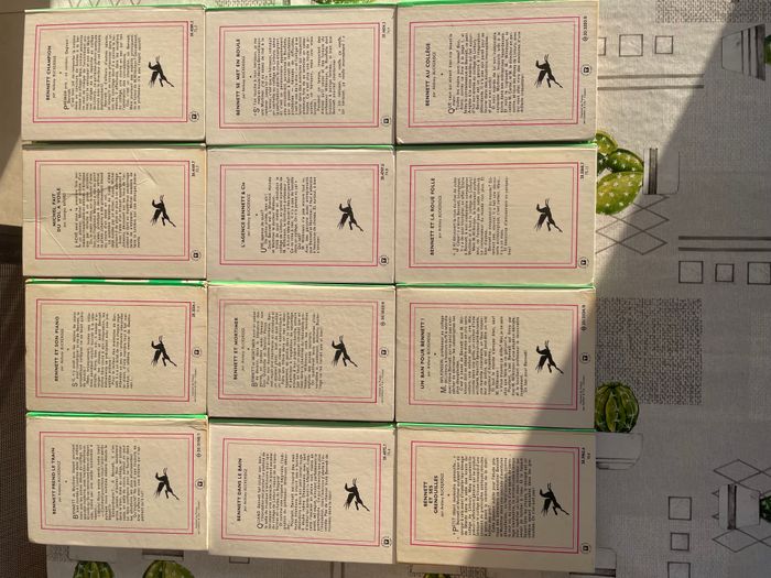 Lot 12 livres BENNETT Anthony Buckeridge Bibliothèque verte Année 60 70 BE - photo numéro 2
