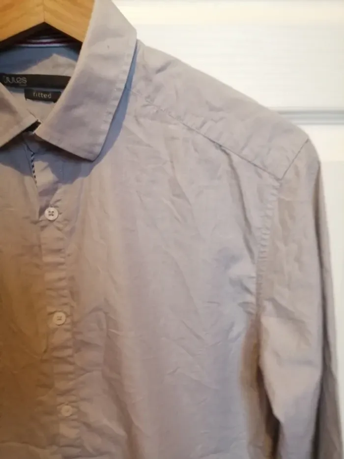 Chemise Jules fitted grise - photo numéro 3