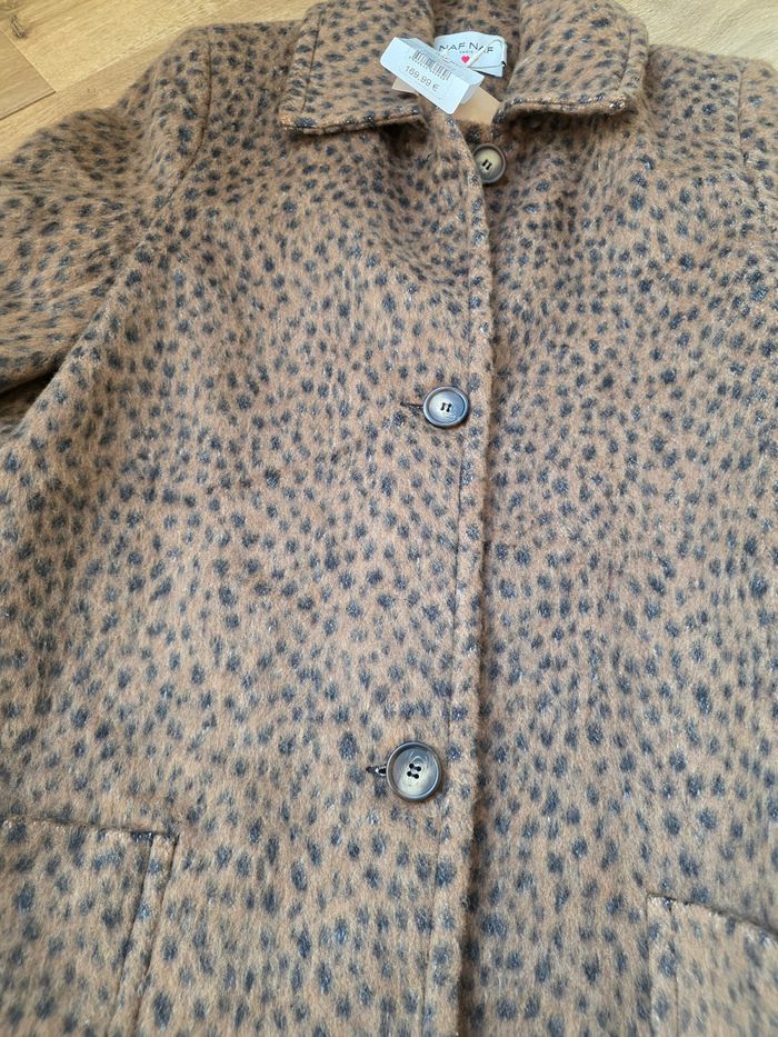 Joli manteau mi-long léopard - photo numéro 2