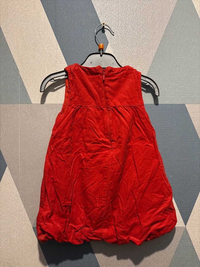 Robe rouge taille 18 mois obaibi - photo numéro 2