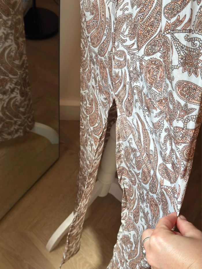 Belle robe longue motifs paisley fleuris taille U - Laraethnics - photo numéro 8