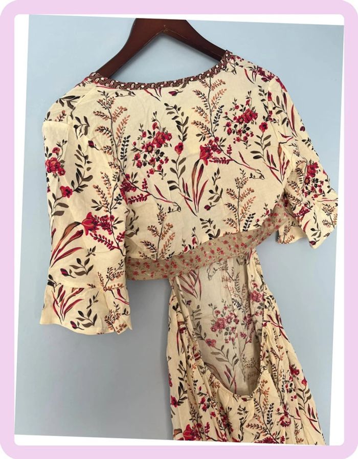 Robe Fleurie Crème – Pretty Summer – Taille M 👗 - photo numéro 2
