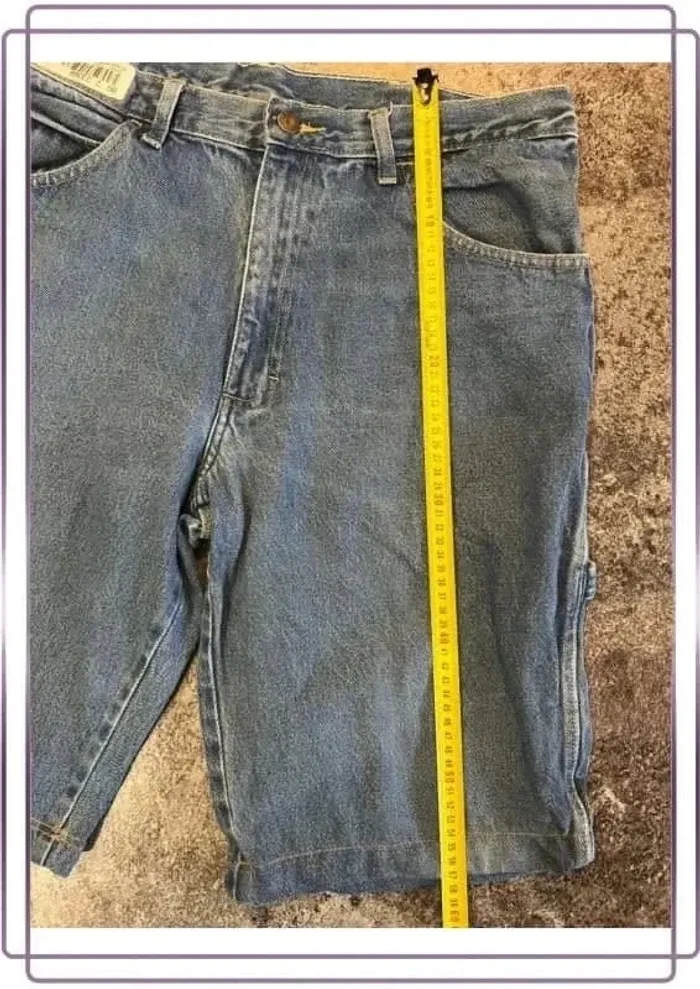 Short jean carpenter homme GK 36x34 Men short Pantaloncini carpentiere uomo Zimmermannsshorts Herren - photo numéro 5