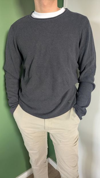 Pull col rond Jack&Jones gaufré