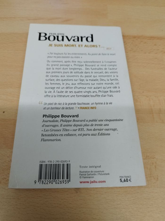 Bouvard

JE SUIS MORT.

ET ALORS?... - photo numéro 2