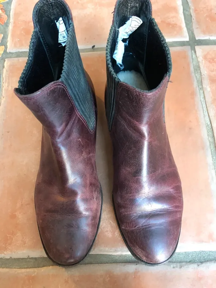 Bottines bordeaux ugg - photo numéro 5