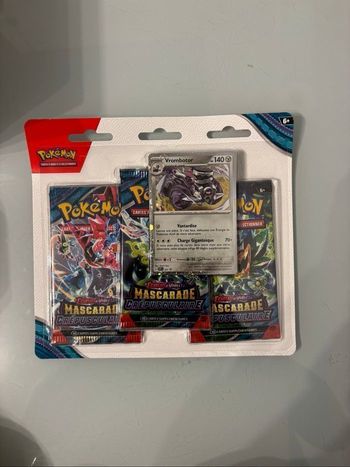 Pokémon - Tripack Mascarade Crépusculaire NEUF