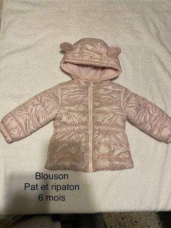 6 mois blouson pat et ripaton