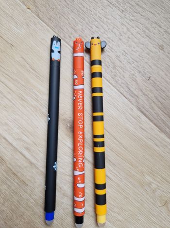 Lot stylos effacables 