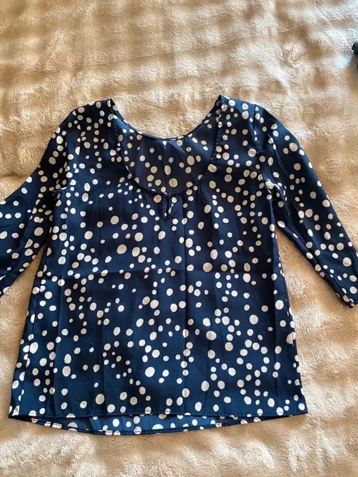 Blouse pois Zara - photo numéro 3